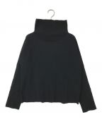 me ISSEY MIYAKEミーイッセイ ミヤケ）の古着「プリーツカットソー」｜ブラック