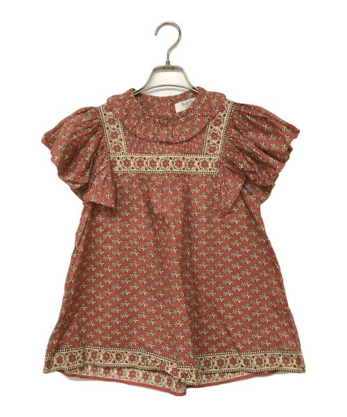 sea NEW YORK（シー ニューヨーク）sea NEW YORK (シー ニューヨーク) 総柄ブラウス ブラウン サイズ:XSの古着・服飾アイテム