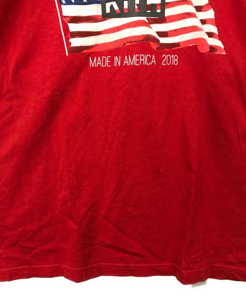 KITH（キス）KITH (キス) Tシャツ レッド サイズ:Lの古着・服飾アイテム