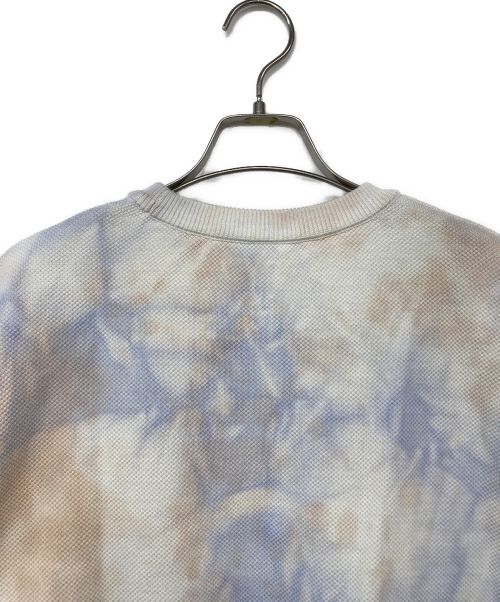 crepuscule（クレプスキュール）crepuscule (クレプスキュール) Tie Dye Short Sleeve Tee ホワイト サイズ:3の古着・服飾アイテム