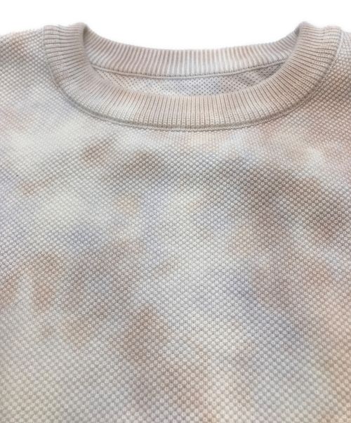 crepuscule（クレプスキュール）crepuscule (クレプスキュール) Tie Dye Short Sleeve Tee ホワイト サイズ:3の古着・服飾アイテム