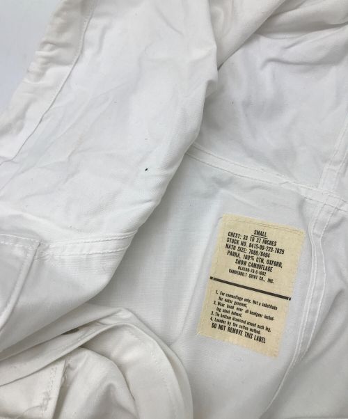 US ARMY（ユーエスアーミー）US ARMY (ユーエスアーミー) SNOW PARKA ホワイト サイズ:Sの古着・服飾アイテム