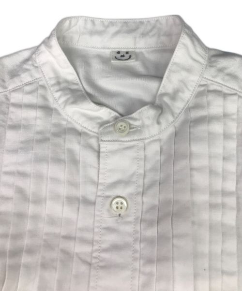 45R（フォーティファイブ・アール）45R (フォーティーファイブアール) スーピマオックスの908ローファーピンタックシャツ ホワイト サイズ:2の古着・服飾アイテム