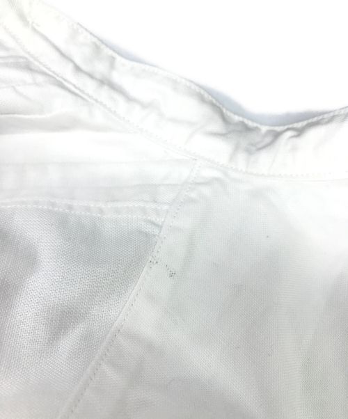 45R（フォーティファイブ・アール）45R (フォーティーファイブアール) スーピマオックスの908ローファーピンタックシャツ ホワイト サイズ:2の古着・服飾アイテム