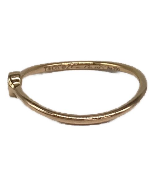 TIFFANY & Co.（ティファニー）TIFFANY & Co. (ティファニー) ウェーブシングルロウダイヤモンドリング サイズ:表記無し　の古着・服飾アイテム
