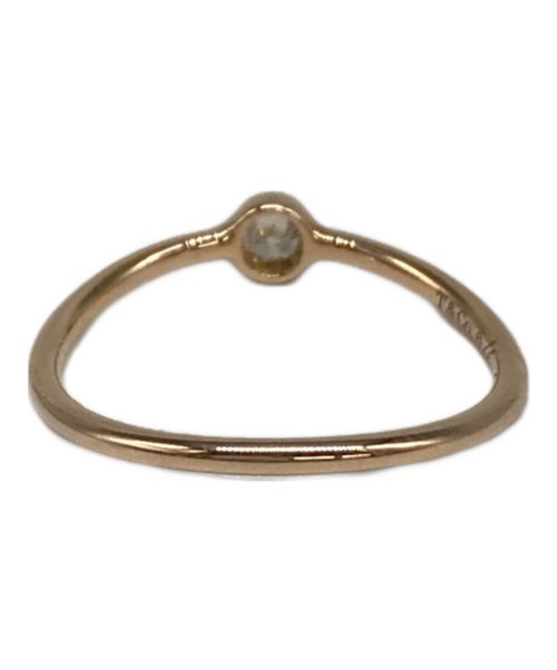 TIFFANY & Co.（ティファニー）TIFFANY & Co. (ティファニー) ウェーブシングルロウダイヤモンドリング サイズ:表記無し　の古着・服飾アイテム