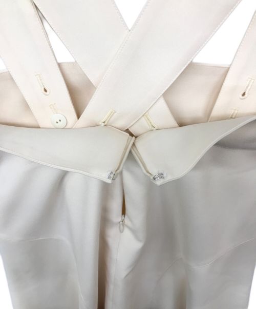 Loulou Willoughby（ルルウィルビー）Loulou Willoughby (ルルウィルビー) トロポリーフレアサロペスカート ホワイト サイズ:2の古着・服飾アイテム