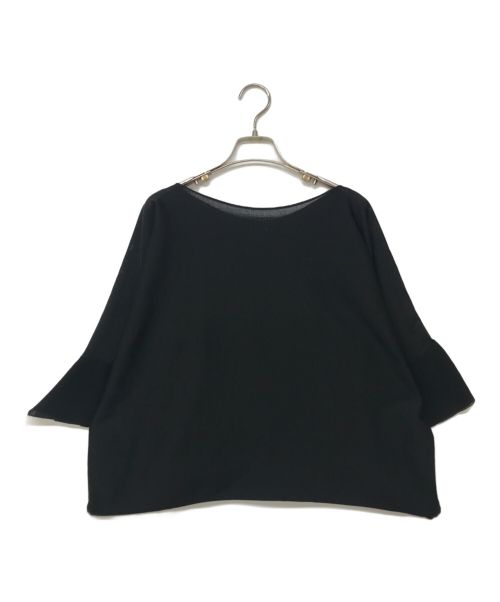 PLEATS PLEASE（プリーツプリーズ）PLEATS PLEASE (プリーツプリーズ) 切替ワイドカットソー ブラック サイズ:3の古着・服飾アイテム