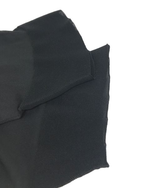 PLEATS PLEASE（プリーツプリーズ）PLEATS PLEASE (プリーツプリーズ) 切替ワイドカットソー ブラック サイズ:3の古着・服飾アイテム