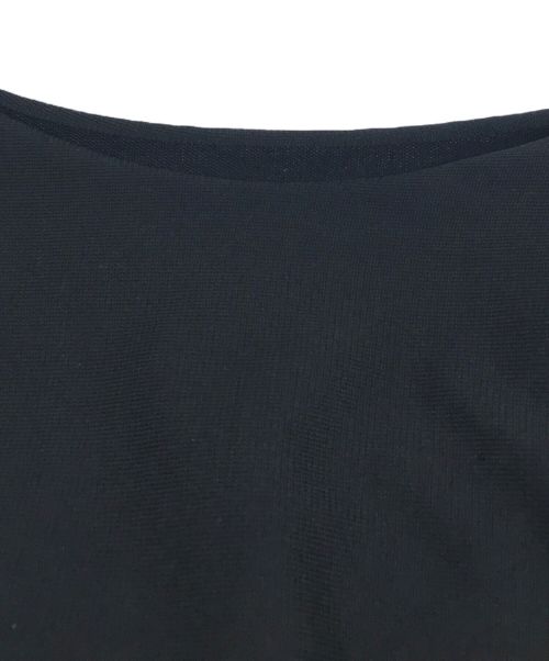 PLEATS PLEASE（プリーツプリーズ）PLEATS PLEASE (プリーツプリーズ) 切替ワイドカットソー ブラック サイズ:3の古着・服飾アイテム