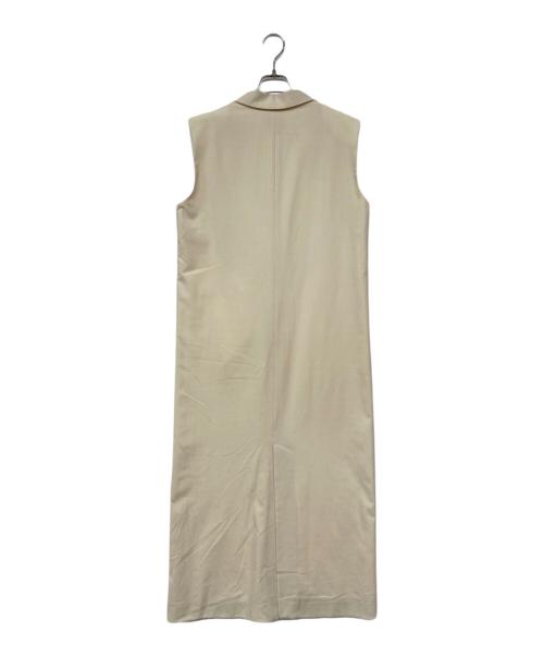 Adam et Rope（アダム エ ロペ）Adam et Rope (アダム エ ロペ) テーラードワンピース ベージュ サイズ:Fの古着・服飾アイテム