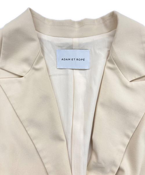 Adam et Rope（アダム エ ロペ）Adam et Rope (アダム エ ロペ) テーラードワンピース ベージュ サイズ:Fの古着・服飾アイテム