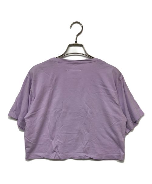 MM6 Maison Margiela（エムエムシックスメゾンマルジェラ）MM6 Maison Margiela (エムエムシックス メゾンマルジェラ) 半袖プリントカットソー ラベンダー サイズ:12の古着・服飾アイテム