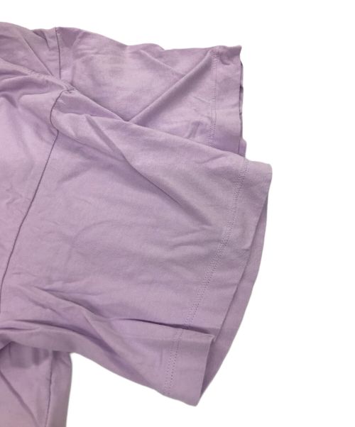 MM6 Maison Margiela（エムエムシックスメゾンマルジェラ）MM6 Maison Margiela (エムエムシックス メゾンマルジェラ) 半袖プリントカットソー ラベンダー サイズ:12の古着・服飾アイテム