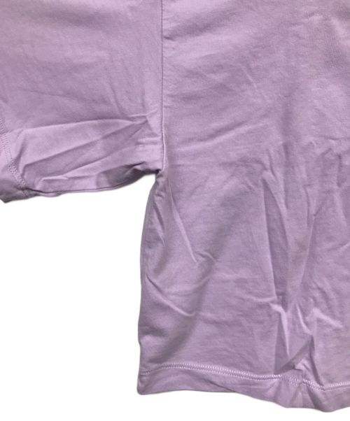 MM6 Maison Margiela（エムエムシックスメゾンマルジェラ）MM6 Maison Margiela (エムエムシックス メゾンマルジェラ) 半袖プリントカットソー ラベンダー サイズ:12の古着・服飾アイテム