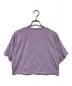 MM6 Maison Margiela (エムエムシックス メゾンマルジェラ) 半袖プリントカットソー ラベンダー サイズ:12：6000円