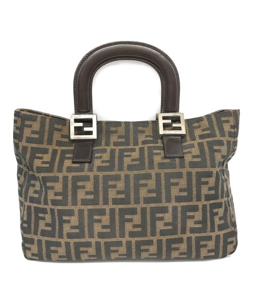 FENDI（フェンディ）FENDI (フェンディ) スモールハンドバック ブラウンの古着・服飾アイテム