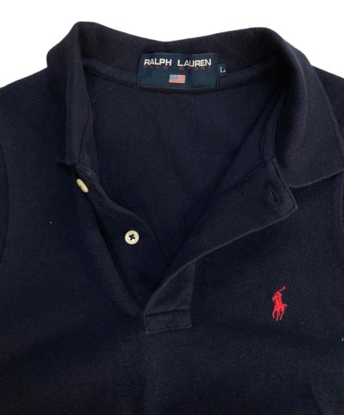 RALPH LAUREN（ラルフローレン）RALPH LAUREN (ラルフローレン) ポロシャツワンピース ネイビー サイズ:Lの古着・服飾アイテム