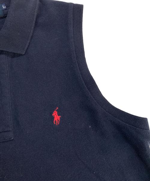 RALPH LAUREN（ラルフローレン）RALPH LAUREN (ラルフローレン) ポロシャツワンピース ネイビー サイズ:Lの古着・服飾アイテム