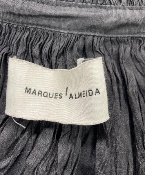 MARQUES ALMEIDA（マルケス アルメイダ）MARQUES ALMEIDA (マルケス アルメイダ) ノースリーブブラウス ブラック サイズ:XSの古着・服飾アイテム