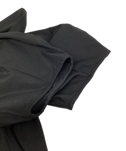 regleam（リグリーム）regleam (リグリーム) ビッグカラーパフワンピース ブラック サイズ:Mの古着・服飾アイテム