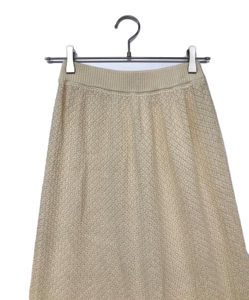 ENOF（イナフ）ENOF (イナフ) knit skirt ベージュ サイズ:Mの古着・服飾アイテム