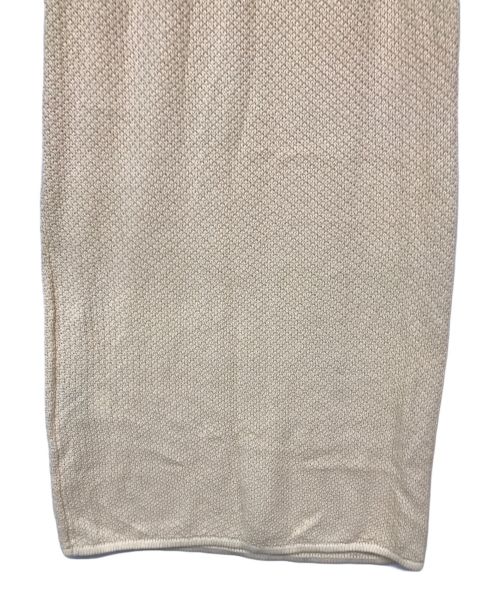 ENOF（イナフ）ENOF (イナフ) knit skirt ベージュ サイズ:Mの古着・服飾アイテム