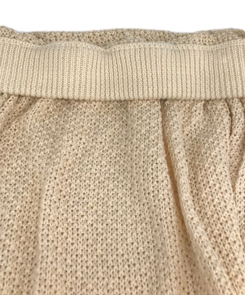 ENOF（イナフ）ENOF (イナフ) knit skirt ベージュ サイズ:Mの古着・服飾アイテム