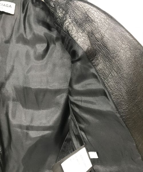 BALENCIAGA（バレンシアガ）BALENCIAGA (バレンシアガ) ダブルライダースジャケット ブラック サイズ:34の古着・服飾アイテム