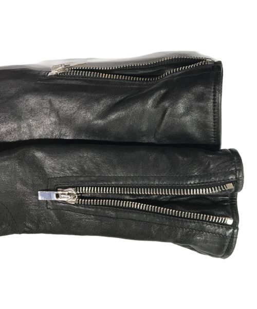 BALENCIAGA（バレンシアガ）BALENCIAGA (バレンシアガ) ダブルライダースジャケット ブラック サイズ:34の古着・服飾アイテム