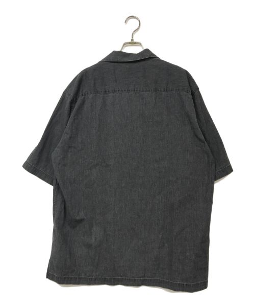 AURALEE（オーラリー）AURALEE (オーラリー) SELVEDGE SUPER LIGHT DENIM HALF SLEEVED SHIRT ブラック サイズ:5の古着・服飾アイテム