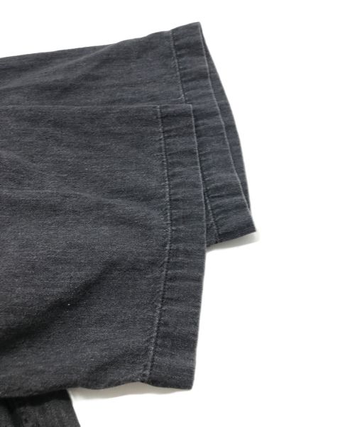 AURALEE（オーラリー）AURALEE (オーラリー) SELVEDGE SUPER LIGHT DENIM HALF SLEEVED SHIRT ブラック サイズ:5の古着・服飾アイテム