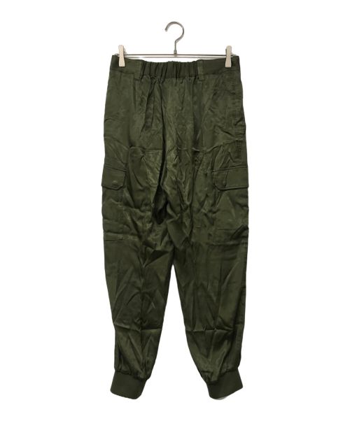 L'Appartement DEUXIEME CLASSE（アパルトモンドゥーズィエムクラス）L'Appartement DEUXIEME CLASSE (アパルトモンドゥーズィエムクラス) フィブリルサテン カーゴパンツ カーキ サイズ:38の古着・服飾アイテム
