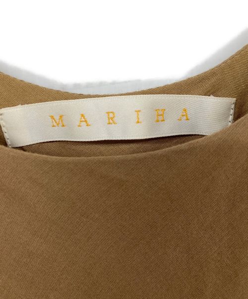 MARIHA（マリハ）MARIHA (マリハ) ノースリーブコットンワンピース ベージュ サイズ:記載なしの古着・服飾アイテム