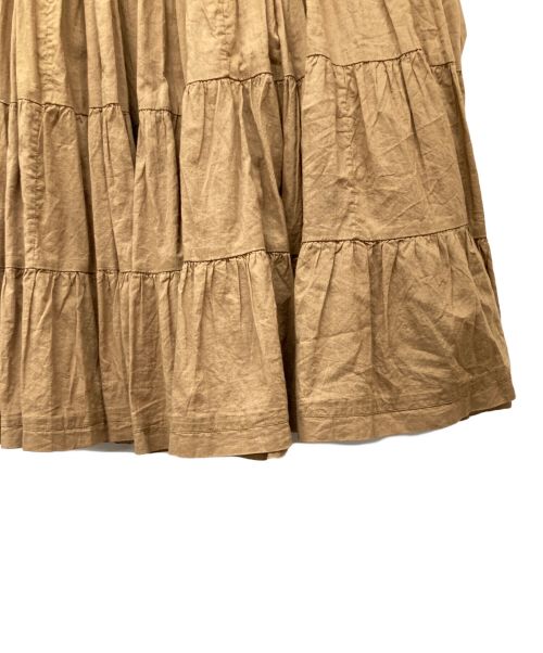 MARIHA（マリハ）MARIHA (マリハ) ノースリーブコットンワンピース ベージュ サイズ:記載なしの古着・服飾アイテム