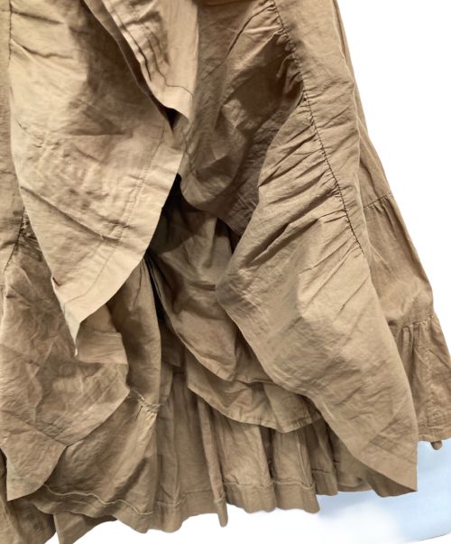 MARIHA（マリハ）MARIHA (マリハ) ノースリーブコットンワンピース ベージュ サイズ:記載なしの古着・服飾アイテム