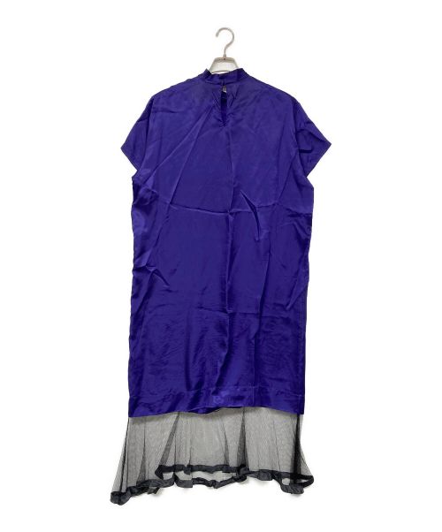 TOGA PULLA（トーガ プルラ）TOGA PULLA (トーガ プルラ) サテンワンピース パープル サイズ:38の古着・服飾アイテム