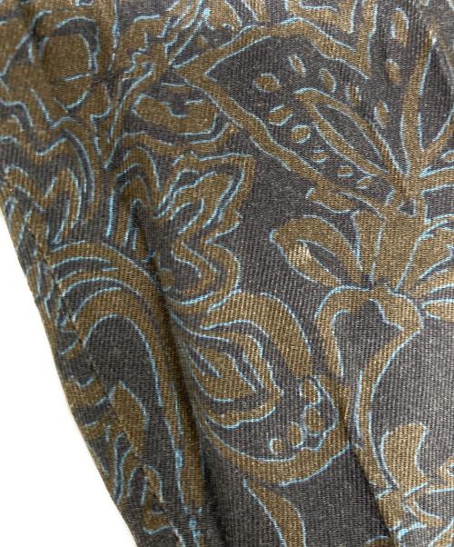 ESTNATION（エストネーション）ESTNATION (エストネーション) プリンテッドキュプライージーワイドパンツ ネイビー サイズ:XLの古着・服飾アイテム