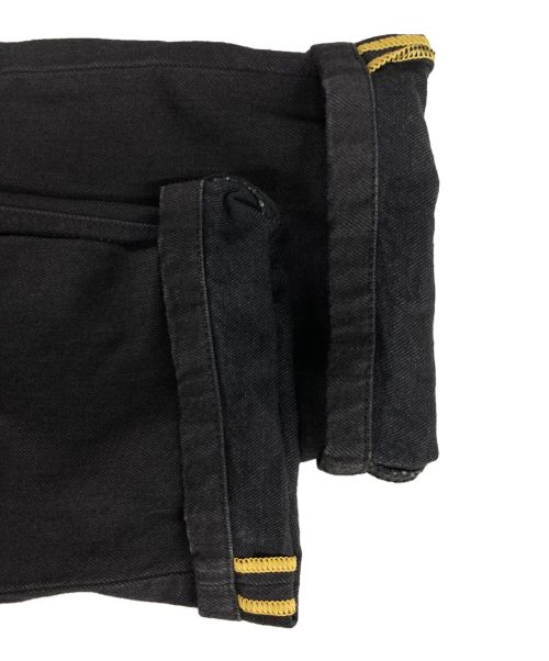 FENDI（フェンディ）FENDI (フェンディ) FILA (フィラ) デニムパンツ ブラック サイズ:30/34の古着・服飾アイテム