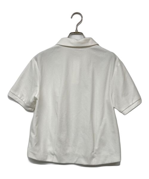 cccmalie（シーマリー）cccmalie (シーマリー) バルーンポロシャツ ホワイト サイズ:記載なしの古着・服飾アイテム