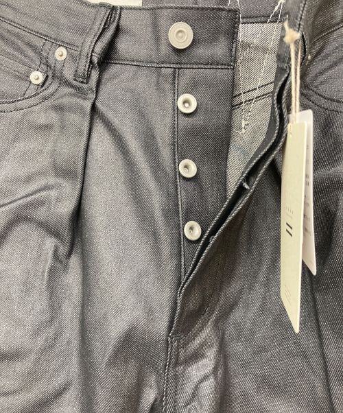 KURO iro（クロ イロ）KURO iro (クロ イロ) コーティングクロスパンツ インディゴの古着・服飾アイテム