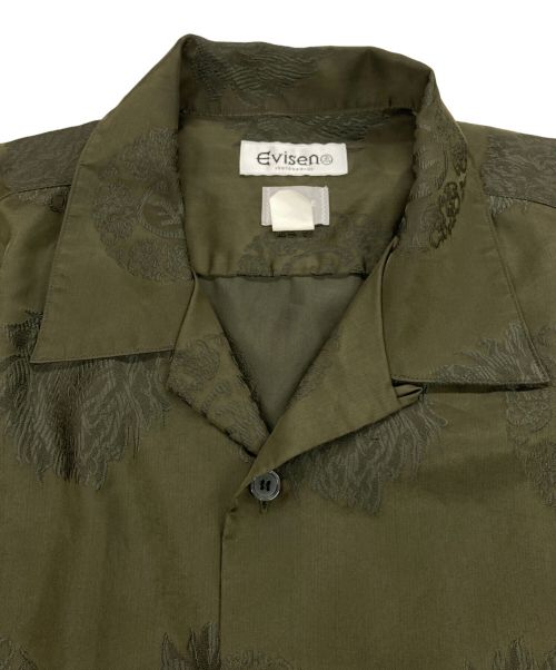 EVISEN（エビセン）EVISEN (エビセン) DELUXE (デラックス) 総柄半袖シャツ グリーン サイズ:Lの古着・服飾アイテム