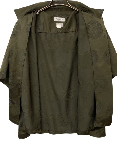 EVISEN（エビセン）EVISEN (エビセン) DELUXE (デラックス) 総柄半袖シャツ グリーン サイズ:Lの古着・服飾アイテム