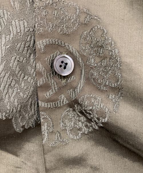 EVISEN（エビセン）EVISEN (エビセン) DELUXE (デラックス) 総柄半袖シャツ グリーン サイズ:Lの古着・服飾アイテム