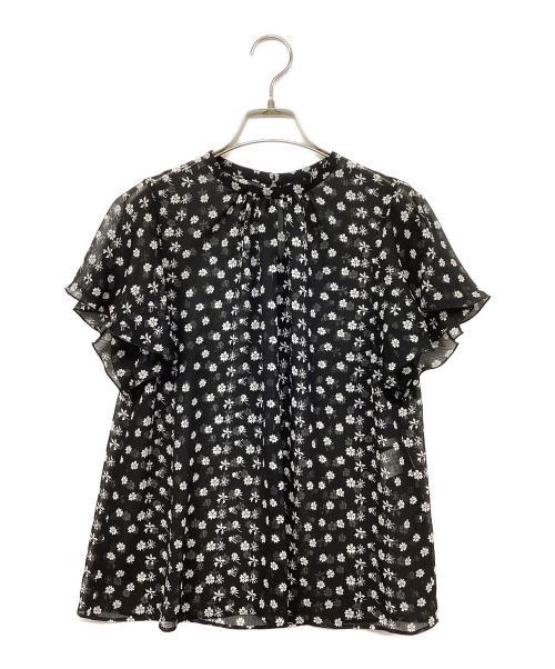 ANAYI（アナイ）ANAYI (アナイ) フレンチスリーブブラウス ブラック サイズ:38の古着・服飾アイテム