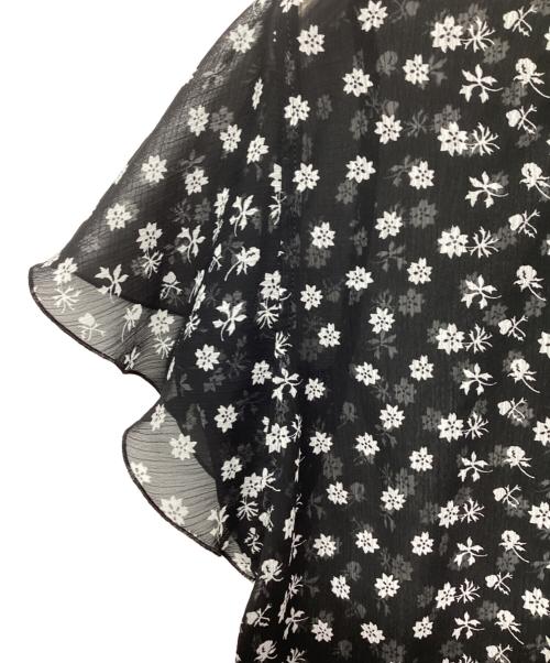 ANAYI（アナイ）ANAYI (アナイ) フレンチスリーブブラウス ブラック サイズ:38の古着・服飾アイテム