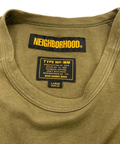 NEIGHBORHOOD（ネイバーフッド）NEIGHBORHOOD (ネイバーフッド) cn-crew.ss Tシャツ カーキ サイズ:Lの古着・服飾アイテム