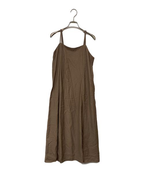 INDIVI（インディヴィ）INDIVI (インディヴィ) キャミワンピース ブラウン サイズ:36の古着・服飾アイテム