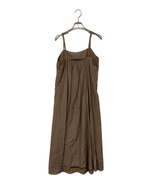 INDIVI（インディヴィ）INDIVI (インディヴィ) キャミワンピース ブラウン サイズ:36の古着・服飾アイテム