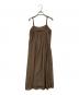 INDIVI (インディヴィ) キャミワンピース ブラウン サイズ:36：4000円
